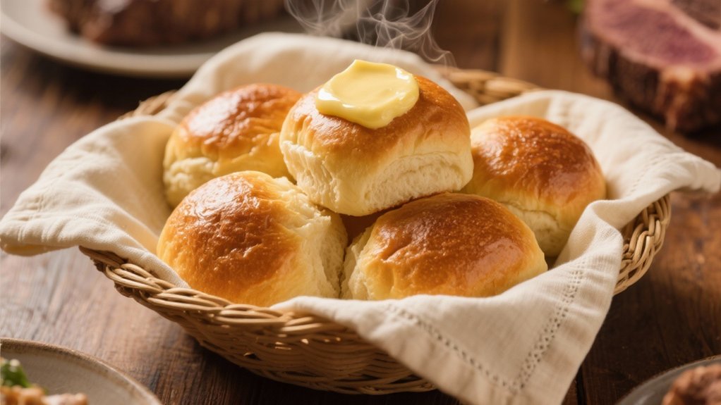 perfect buttery dinner rolls