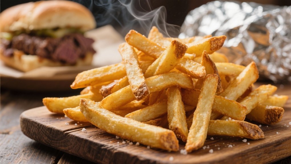 perfect fries with sandwiches