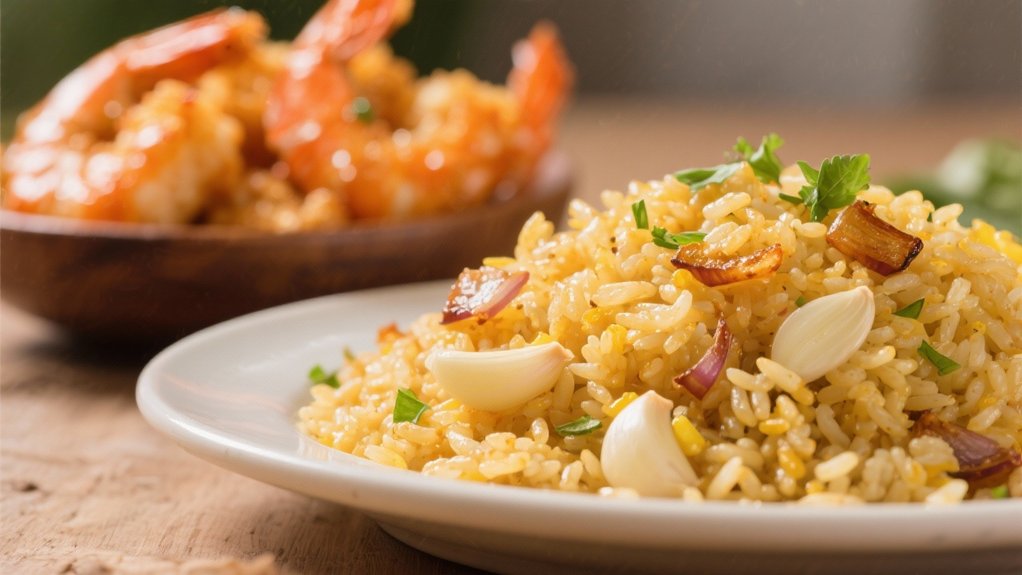 perfect garlic fried rice