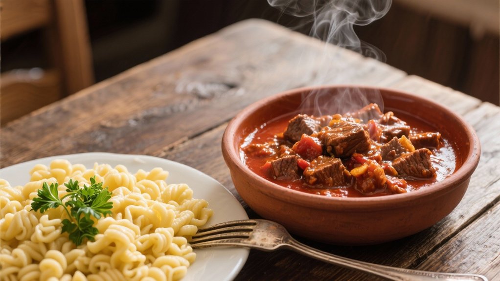 perfect pairing with goulash