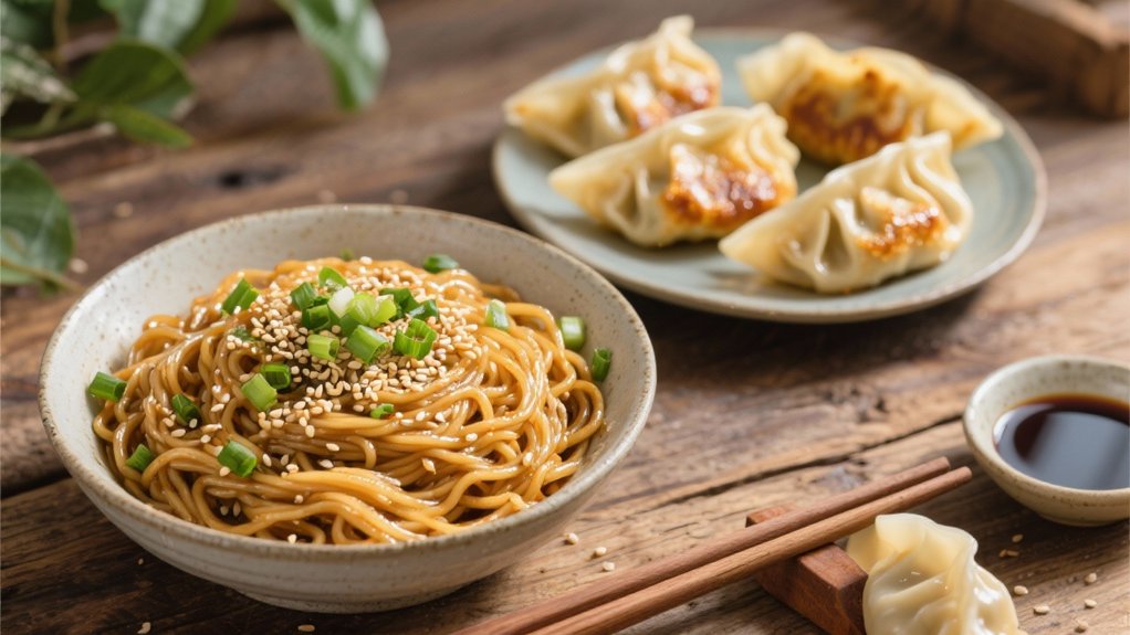 perfectly chilled sesame noodles