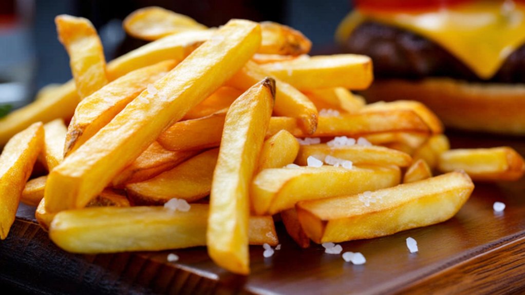 perfectly cooked crispy fries