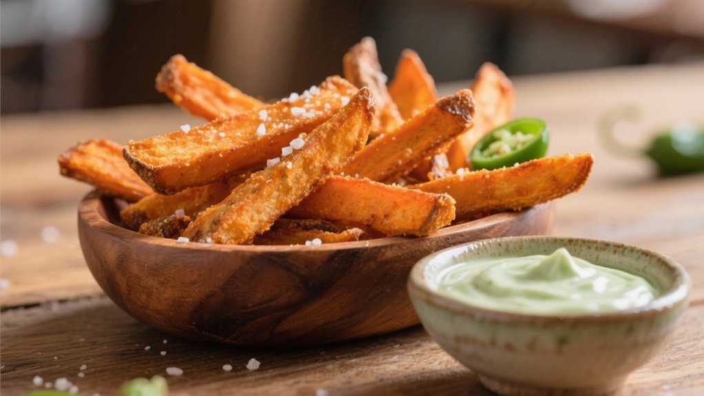 perfectly crispy sweet potato fries