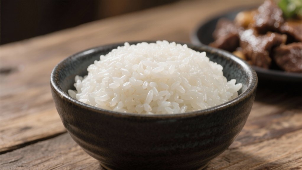 perfectly fluffy steamed rice