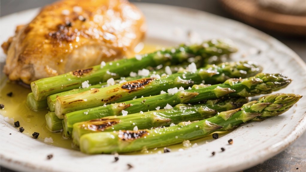 perfectly roasted asparagus side