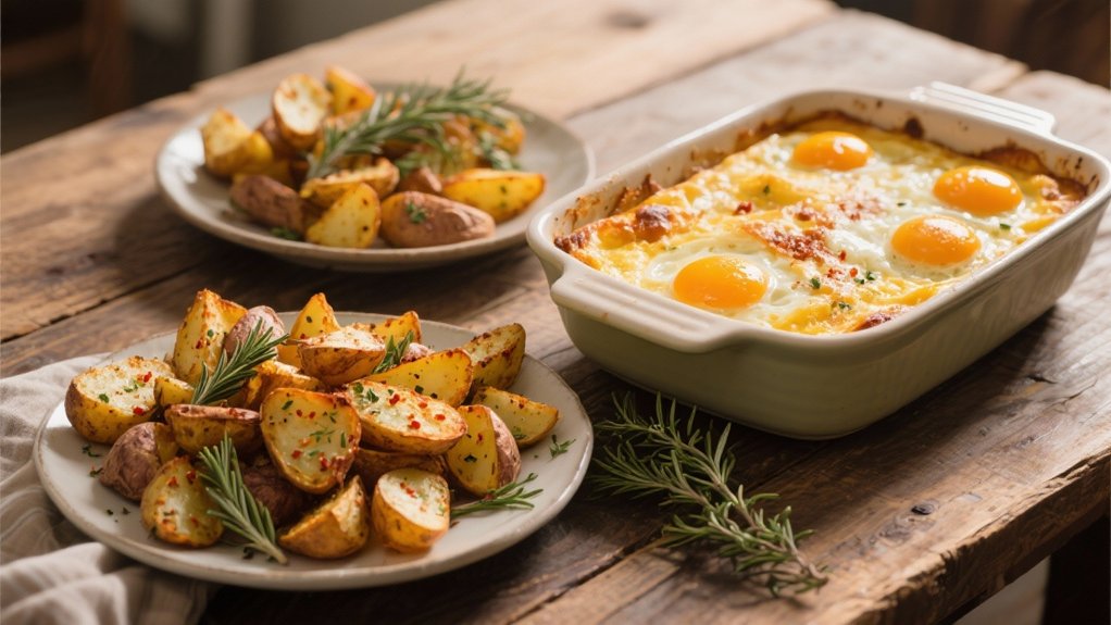 perfectly roasted breakfast potatoes
