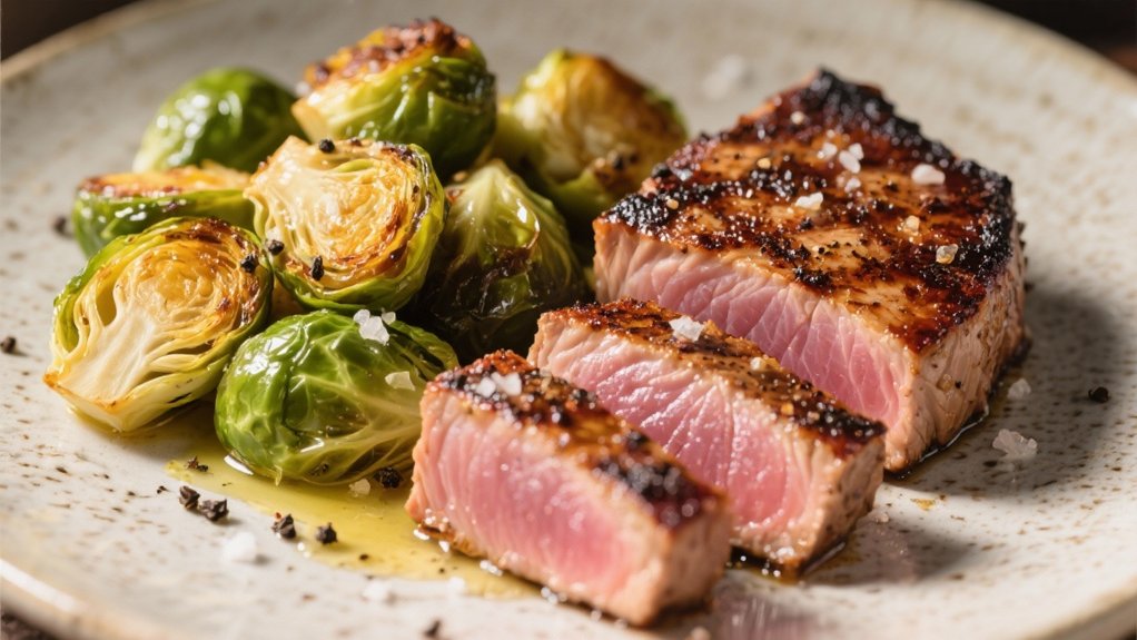perfectly roasted brussels sprouts