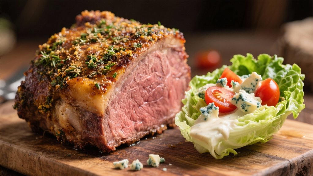 perfectly roasted prime rib