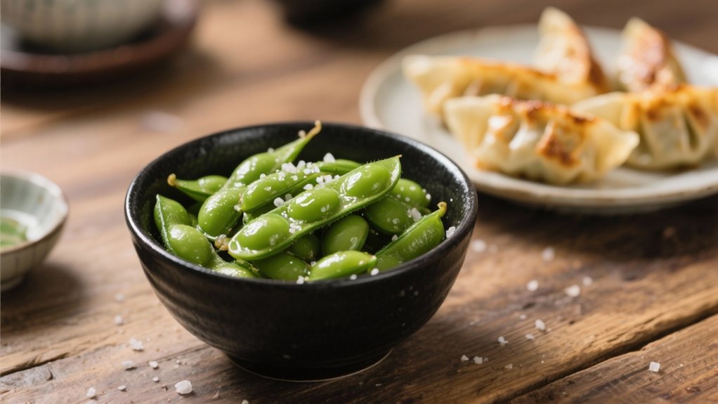 perfectly steamed edamame delight