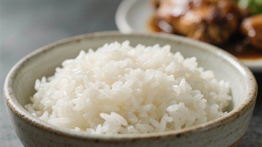 perfectly steamed fluffy rice