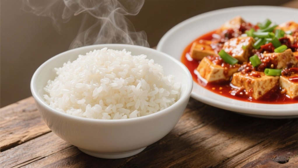 perfectly steamed jasmine rice