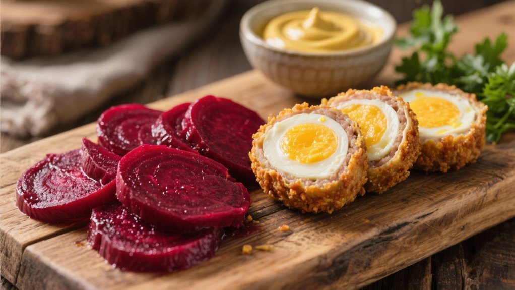 pickled beetroot enhances flavors
