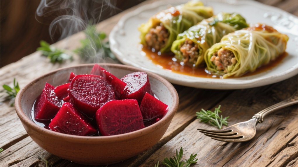 pickled beets enhance flavors