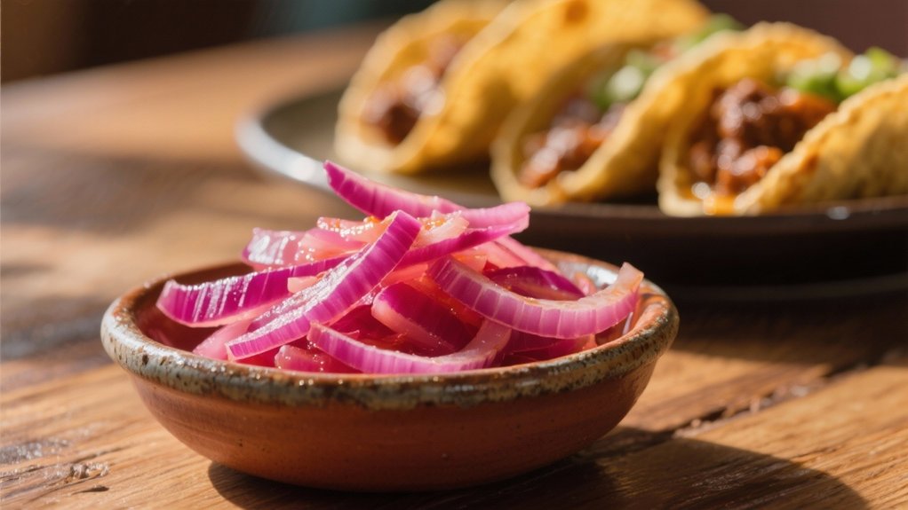 pickled onions enhance birria