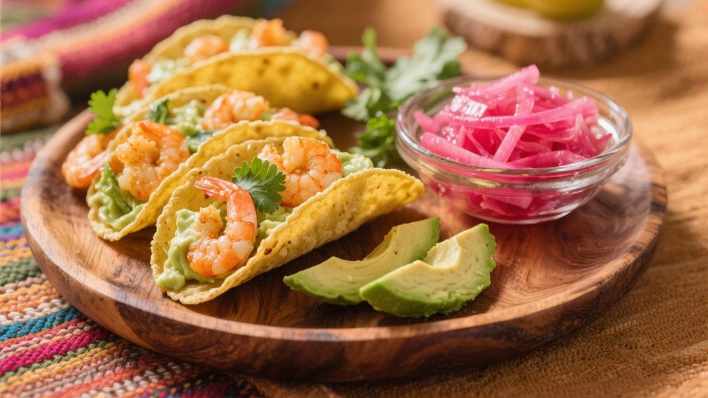 pickled onions enhance tacos