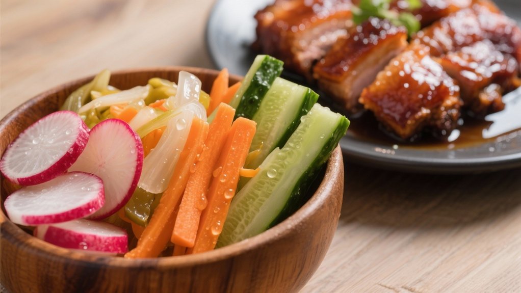 pickled vegetables balance sweetness
