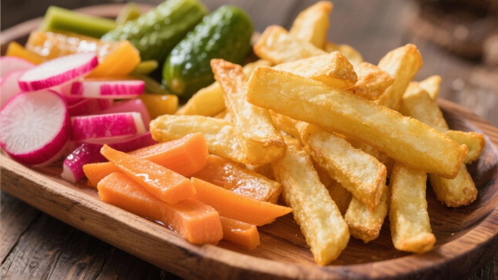 pickled vegetables enhance fries