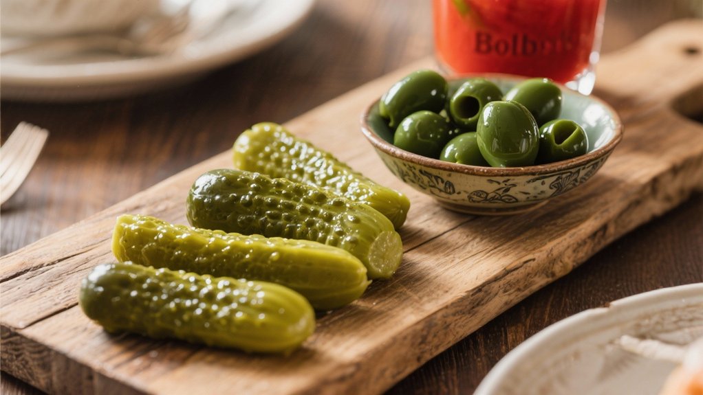 pickles and olives platter
