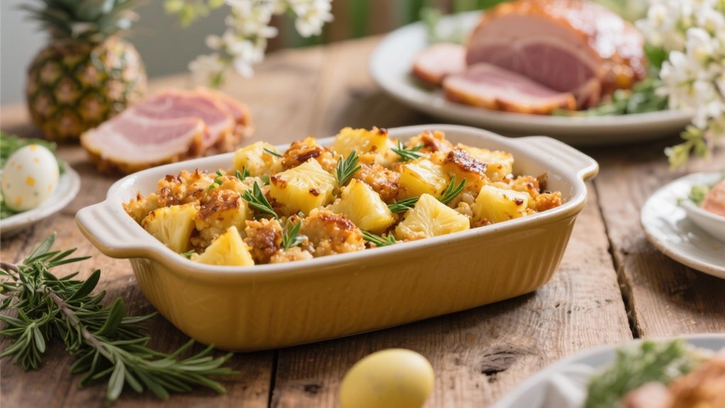 pineapple infused bread stuffing