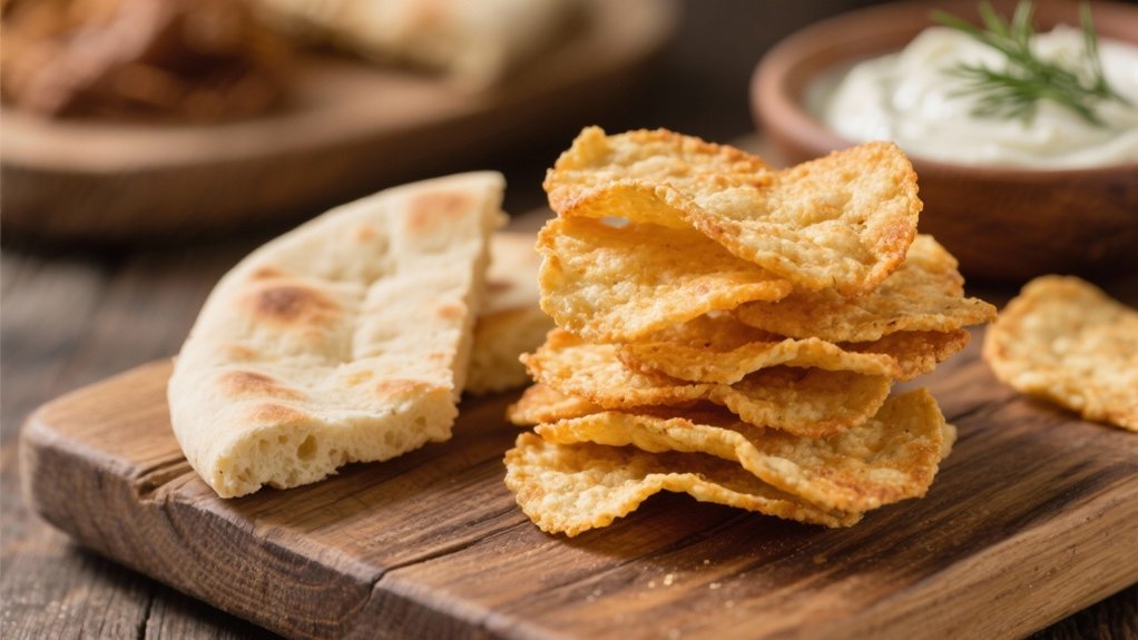 pita chips enhance dill dip
