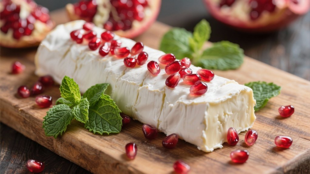 pomegranate mint goat cheese