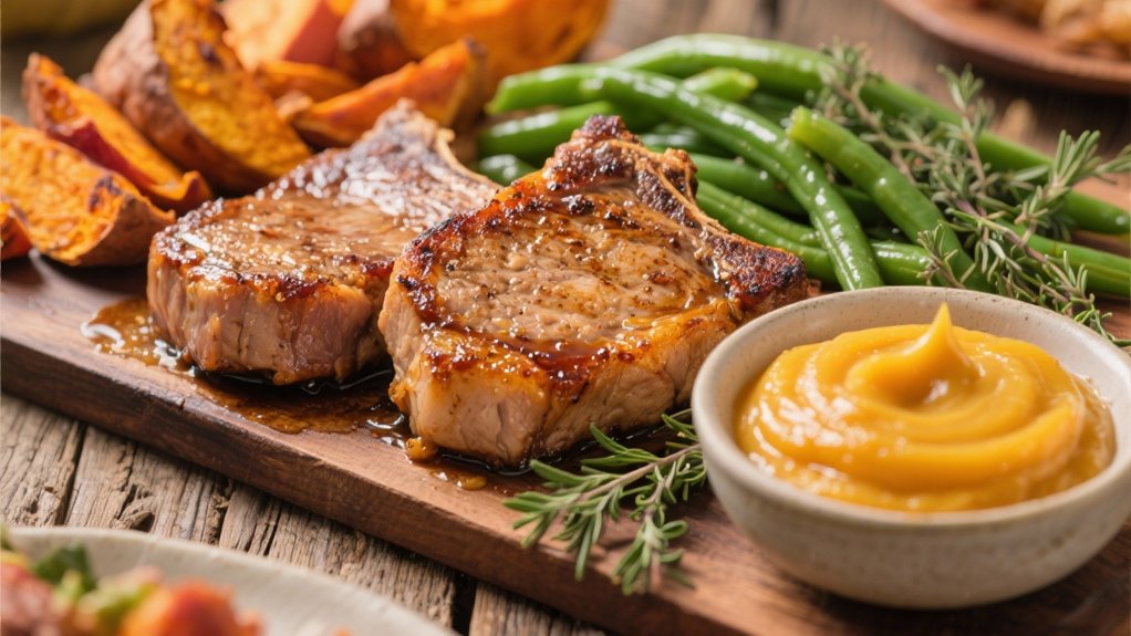 pork and applesauce pairing