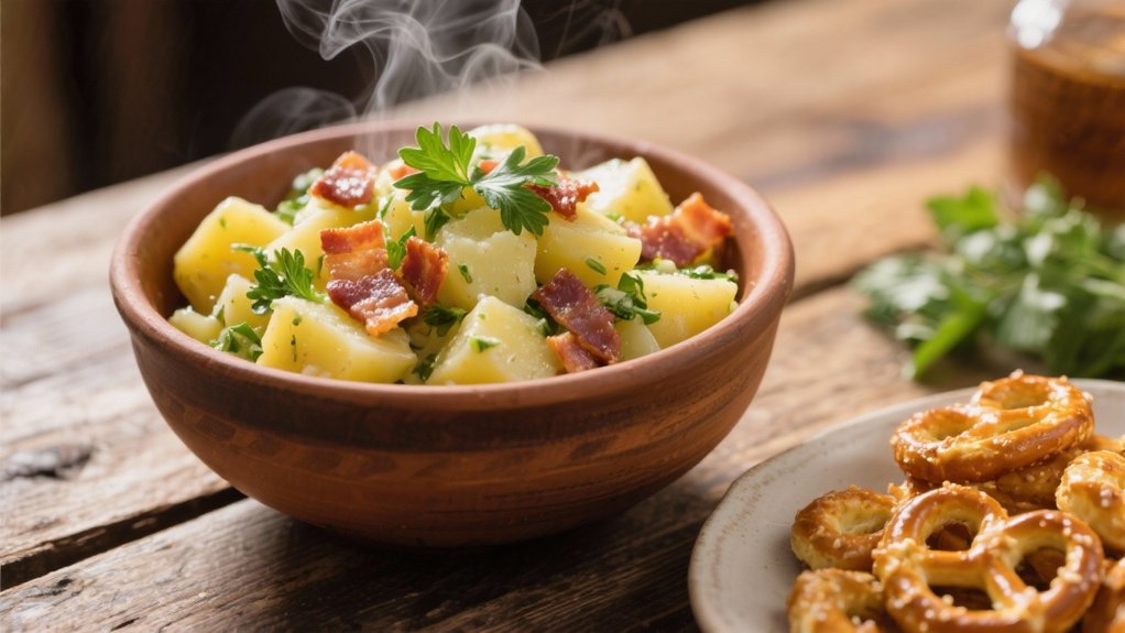 potato salad complements pretzels