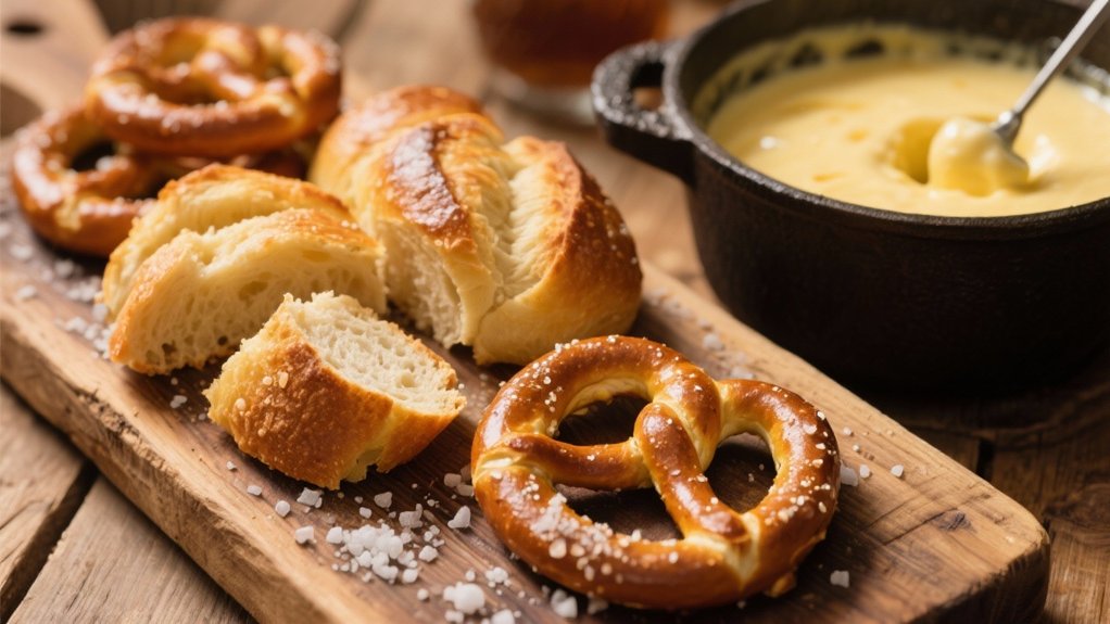 pretzels enhance fondue experience