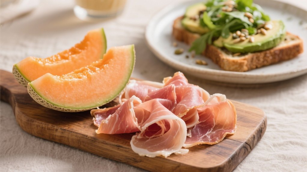 prosciutto adds savory sophistication