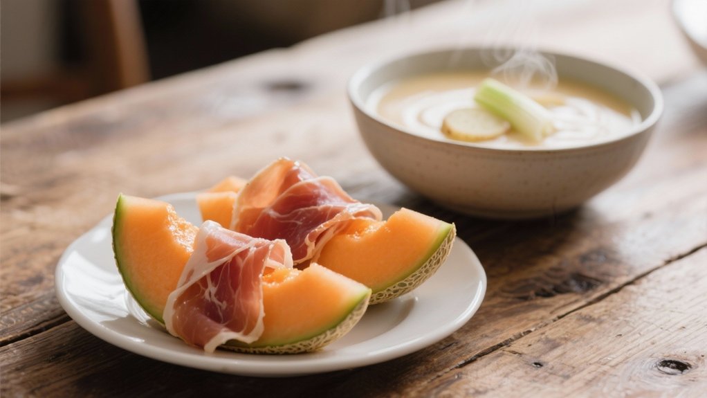 prosciutto and melon pairing