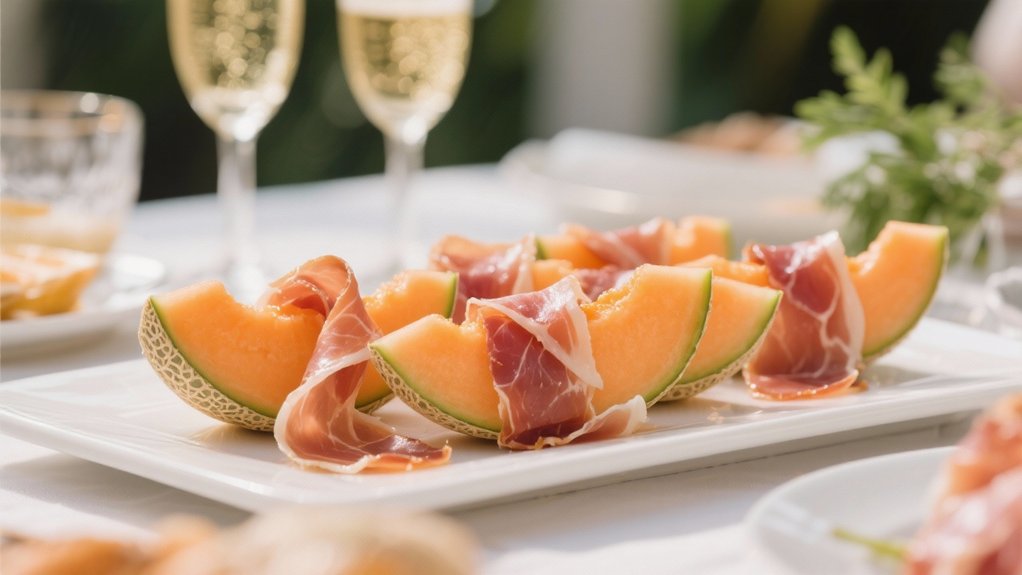 prosciutto and melon pairing
