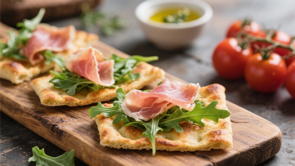 prosciutto arugula olive oil