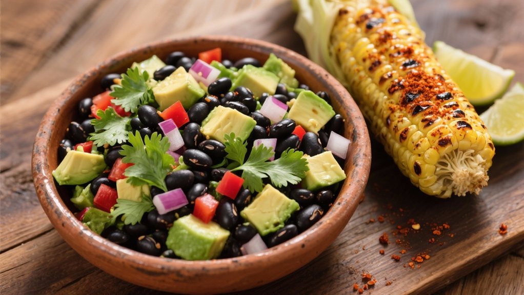 protein packed avocado salad