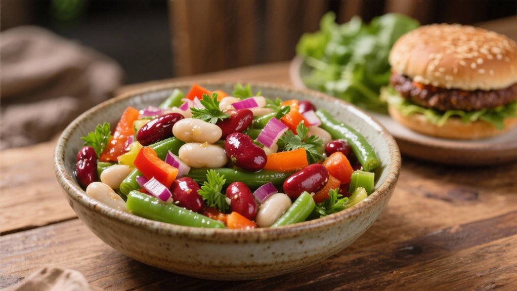 protein packed colorful salad