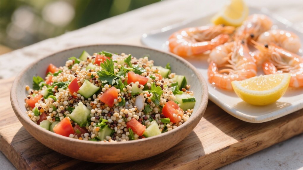 protein packed gluten free salad