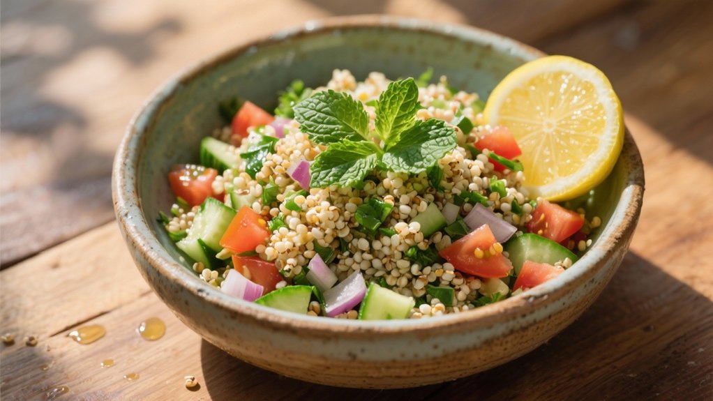 protein packed quinoa salad