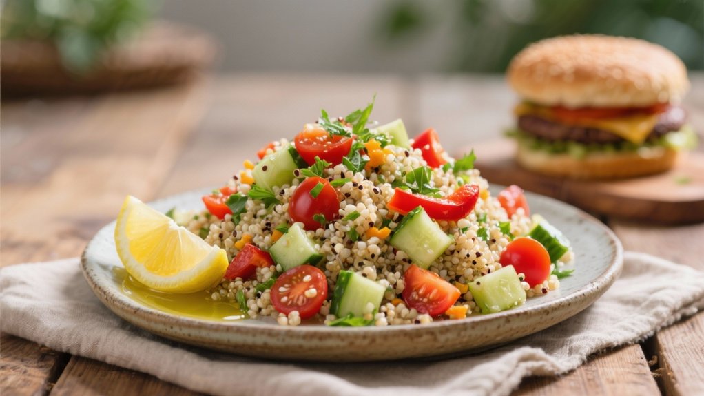 protein packed quinoa salad