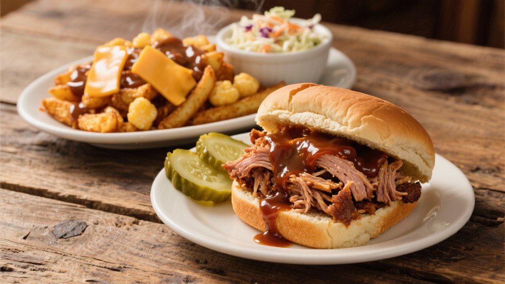 pulled pork poutine combo