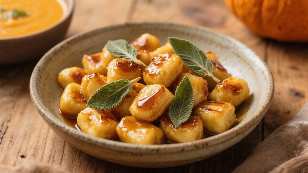 pumpkin soup with gnocchi