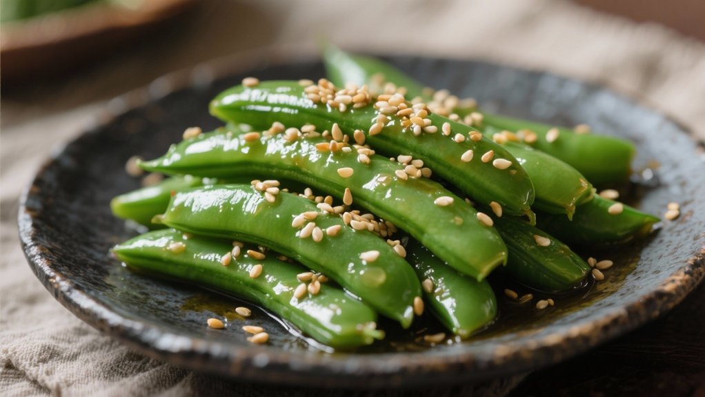 quick flavorful sesame green beans
