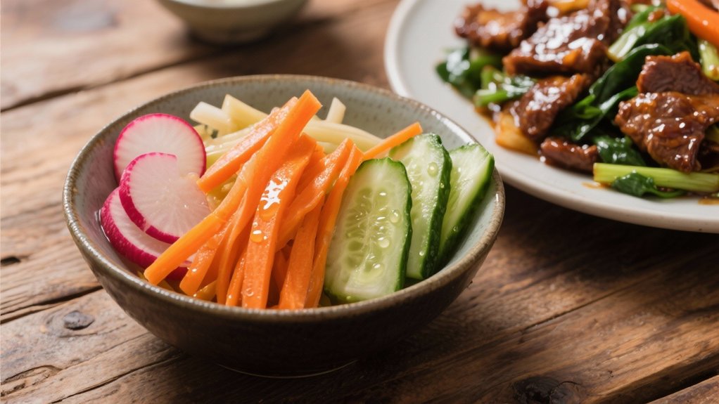 quick pickled vegetable preparation
