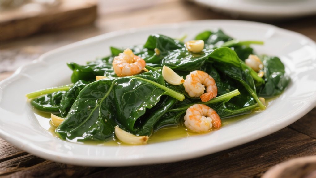 quick saut ed spinach recipe