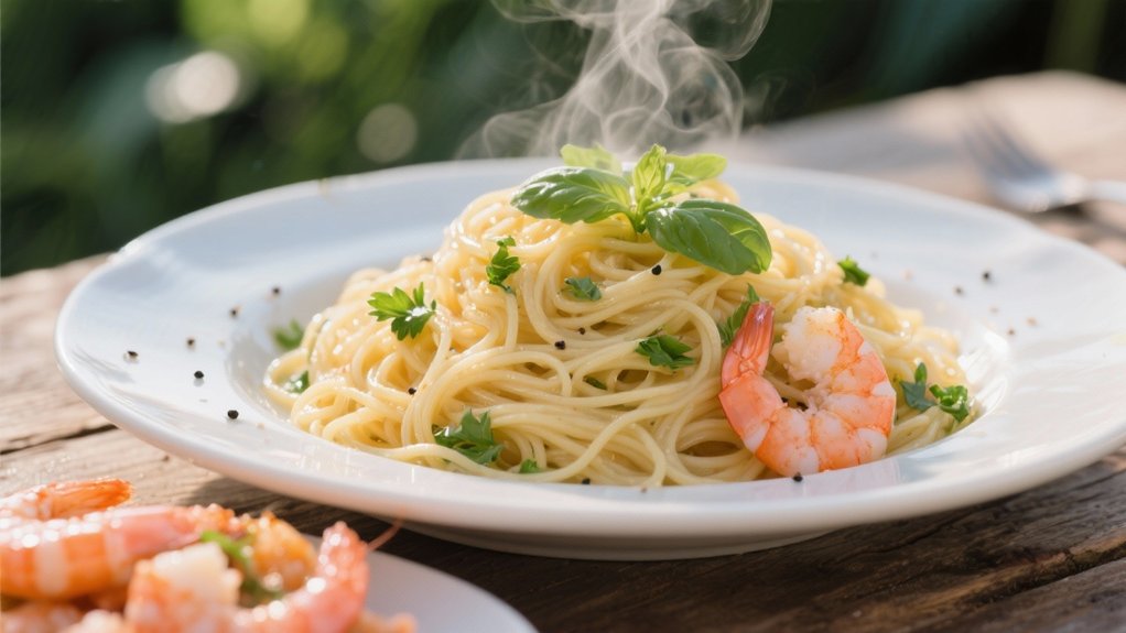 quick shrimp pasta delight