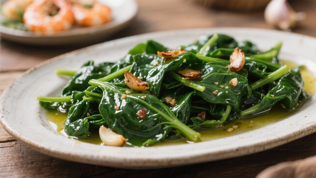 quick vibrant saut ed spinach