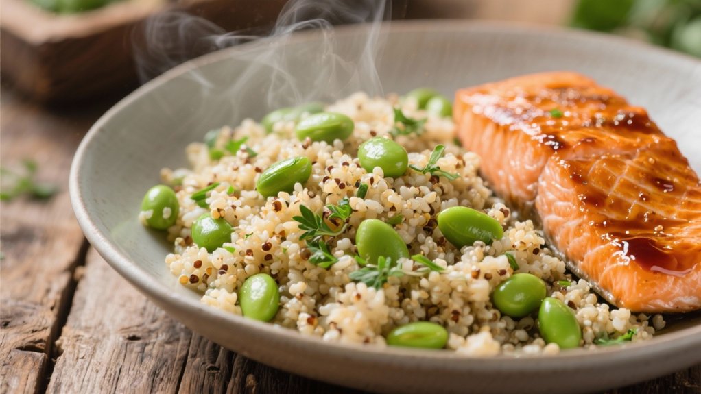 quinoa edamame protein flavors