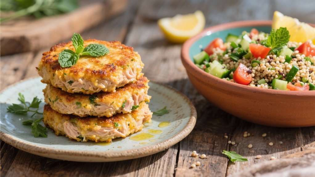 quinoa salad enhances tuna
