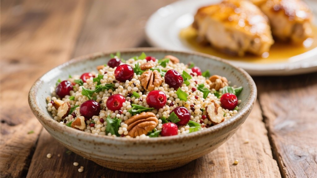 quinoa salad with cranberries