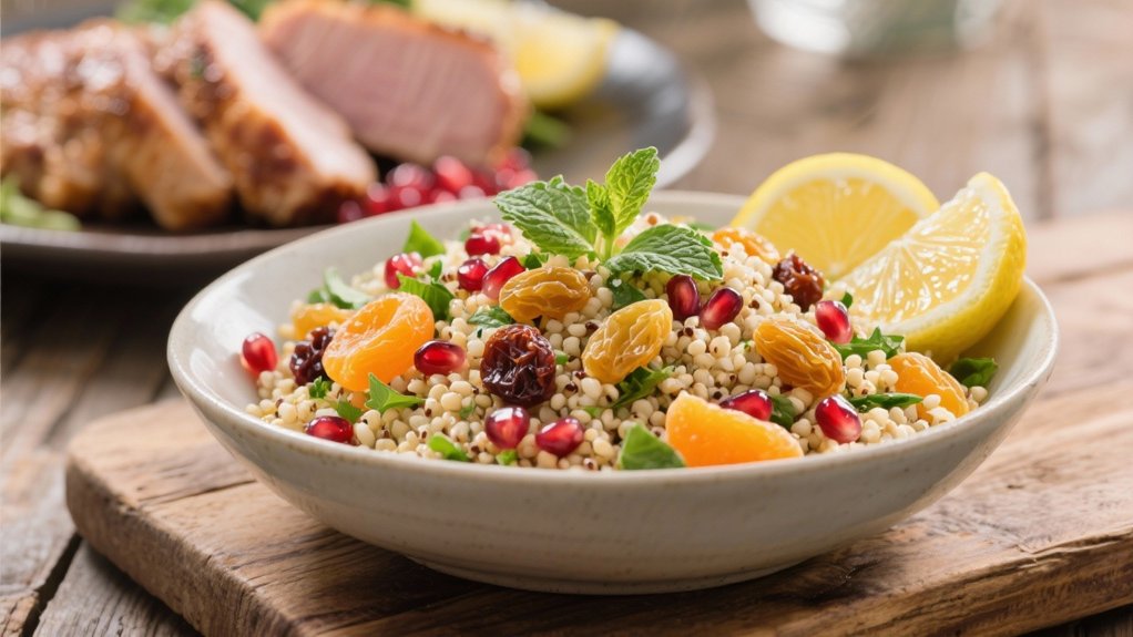 quinoa salad with dried fruit