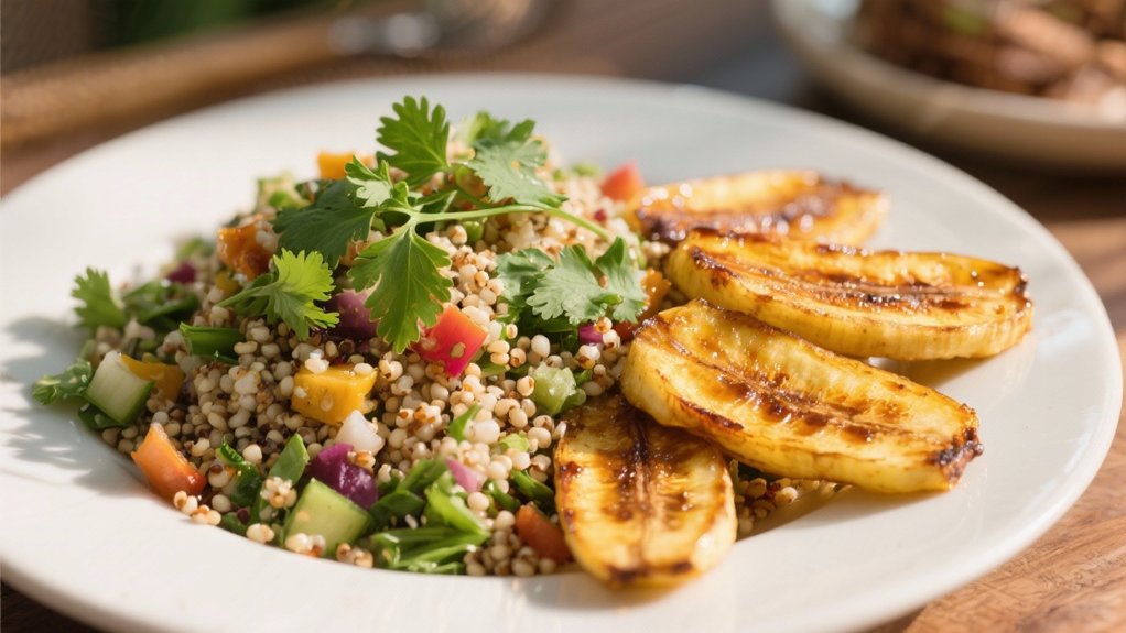 quinoa salad with herbs