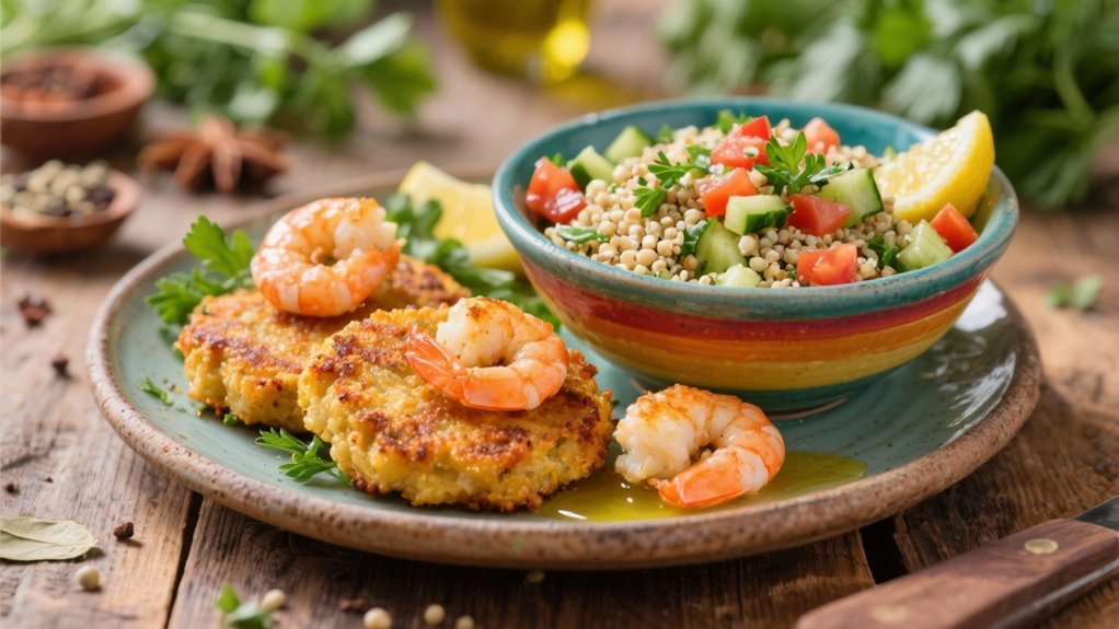 quinoa salad with herbs
